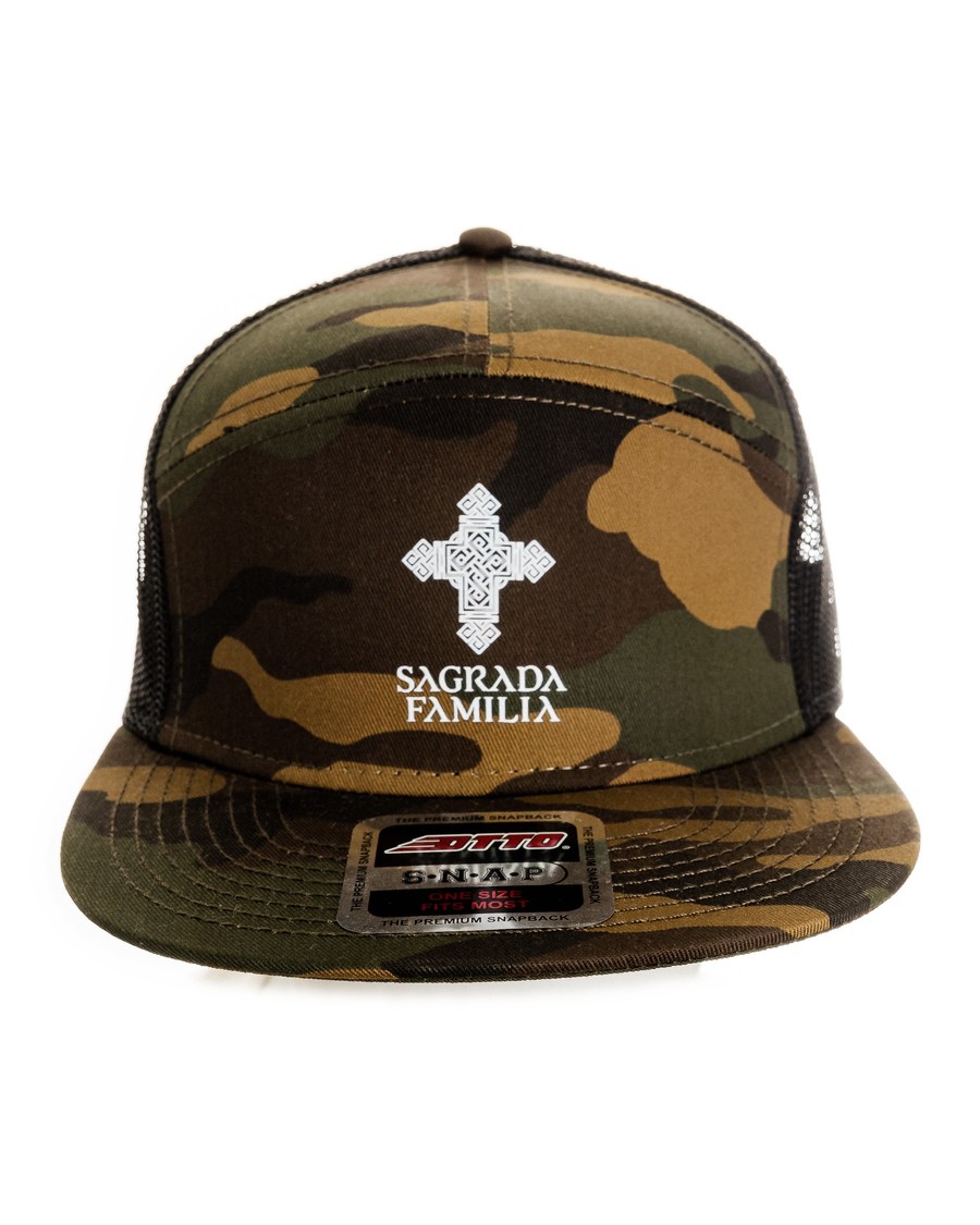 Boné Cruz Copta Camuflado