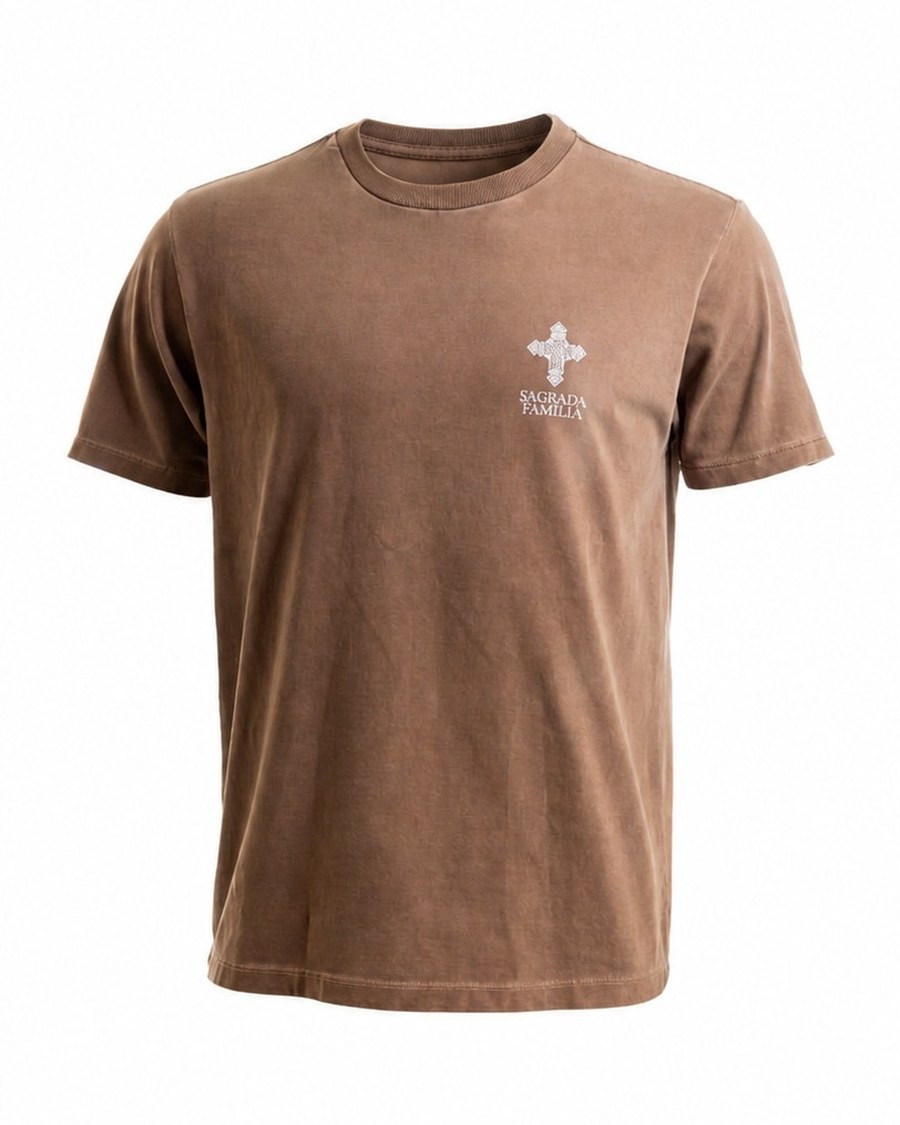 Camiseta Monograma Marrom