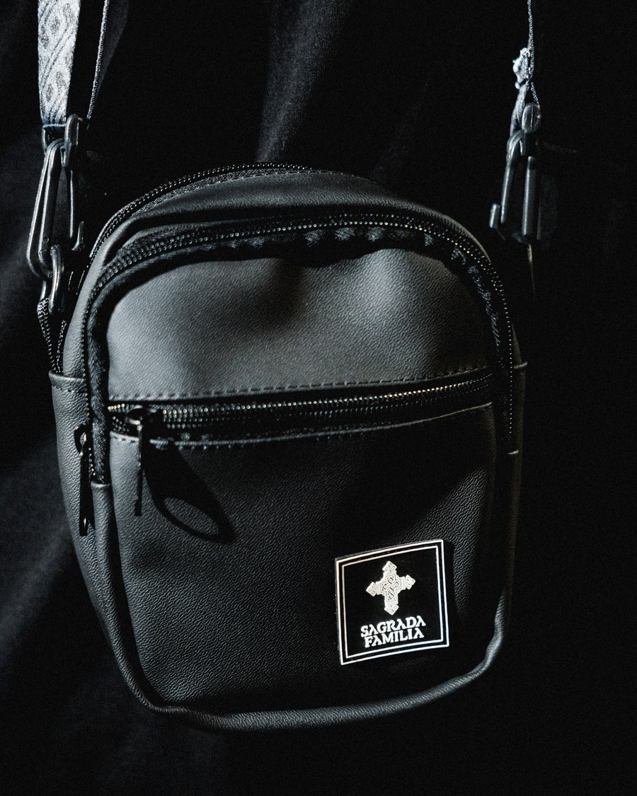 Shoulder Bag Etiqueta Preta Preta